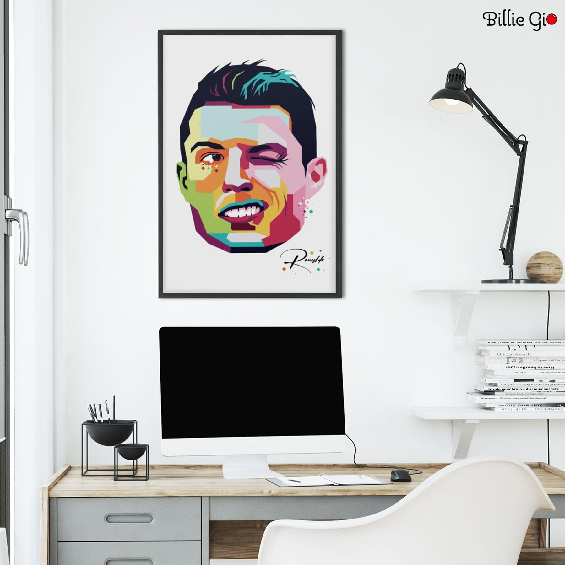 Affiche Cristiano Ronaldo Billie Gio