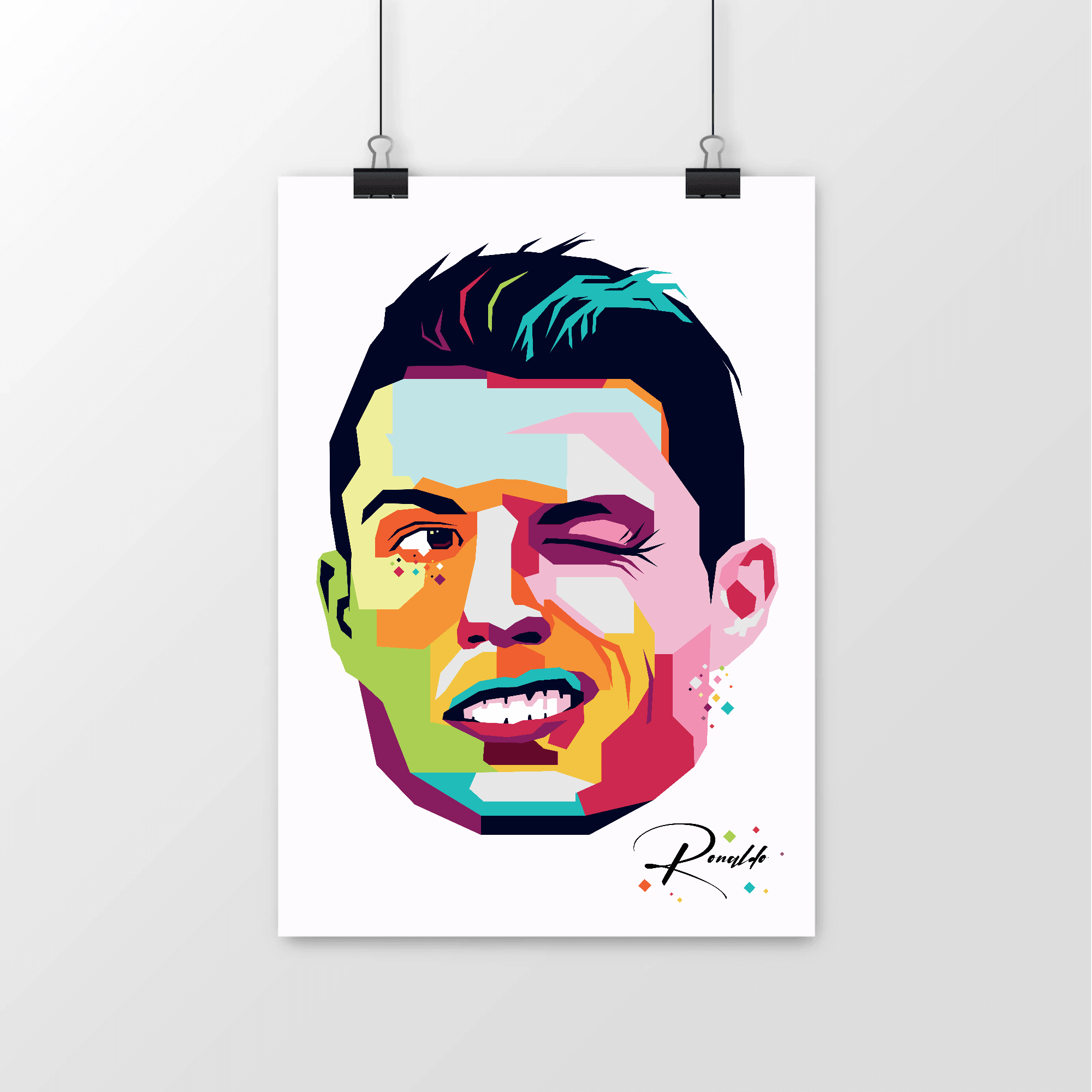 Affiche Cristiano Ronaldo Billie Gio A4 - 210x297mm