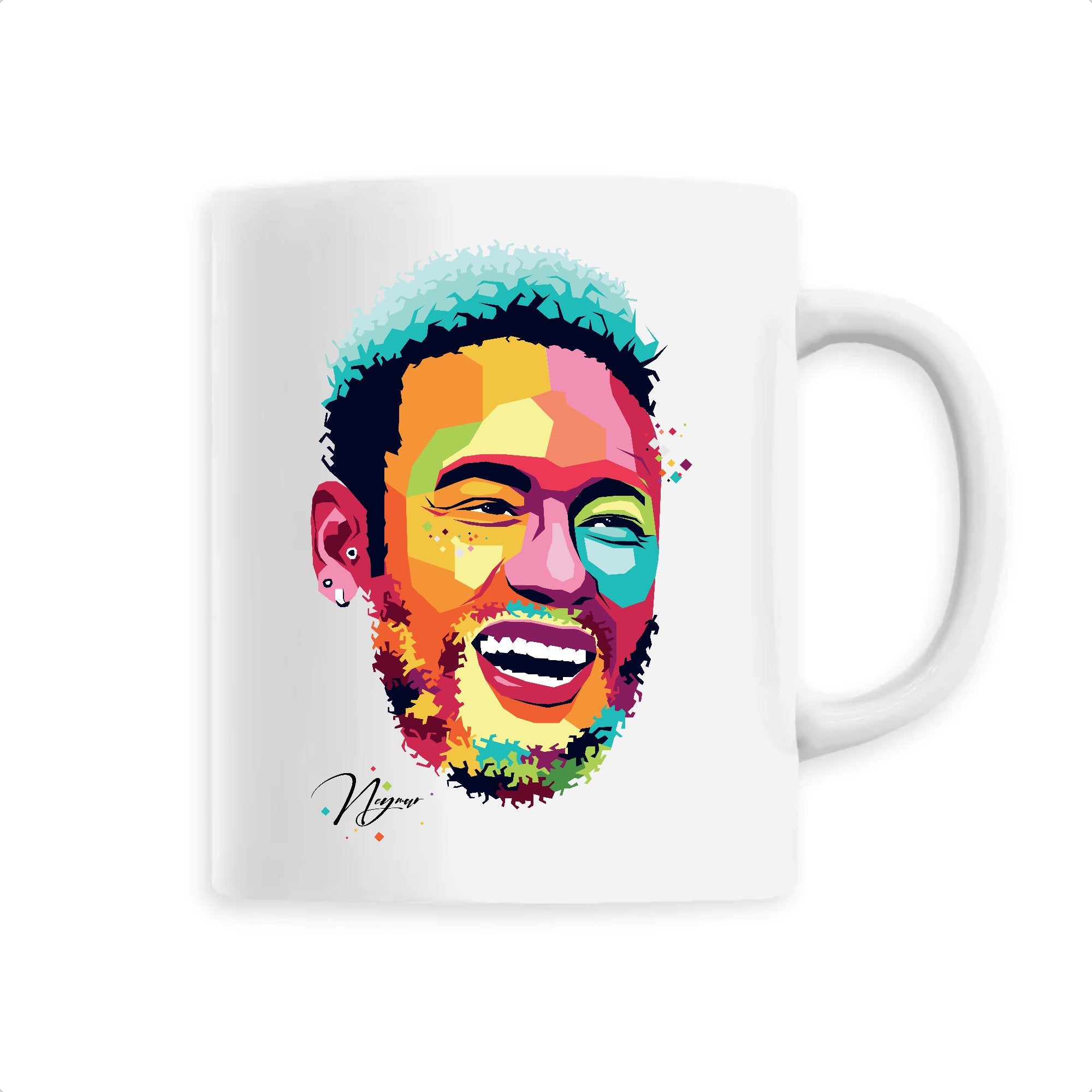 Mug Neymar Junior Billie Gio Unique Blanc