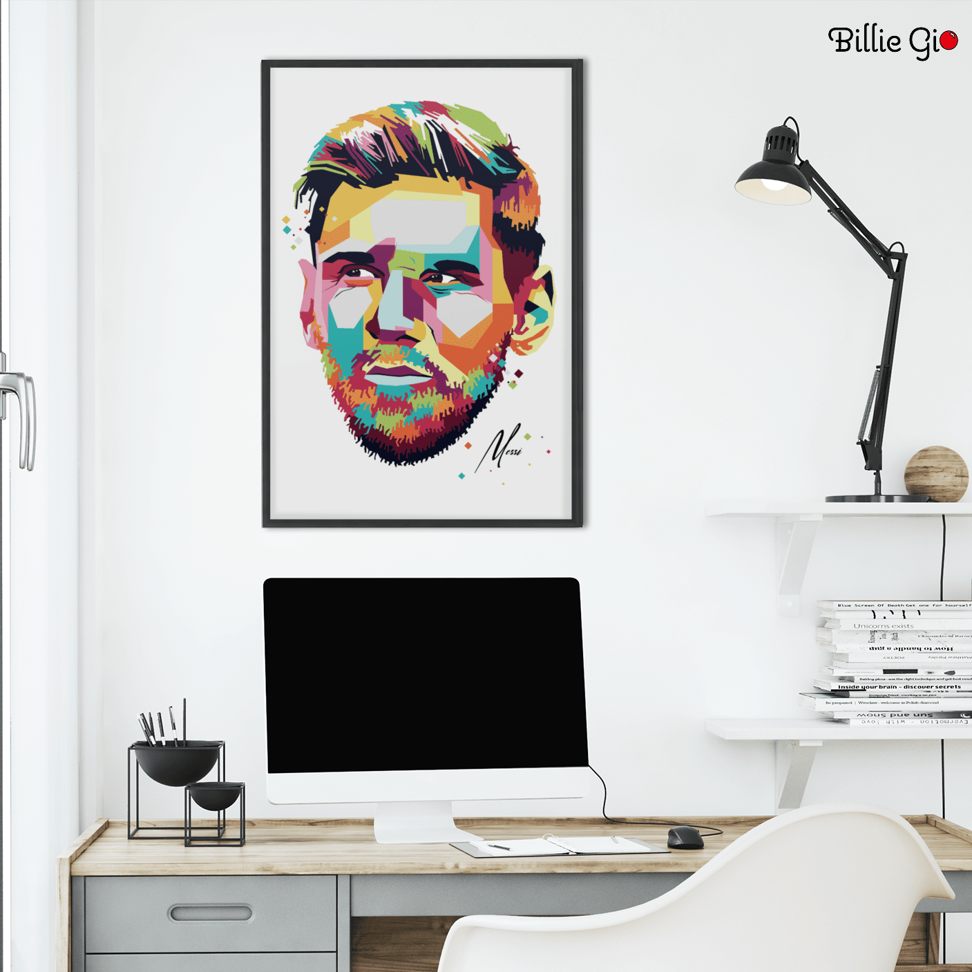 Affiche Lionel Messi Billie Gio 