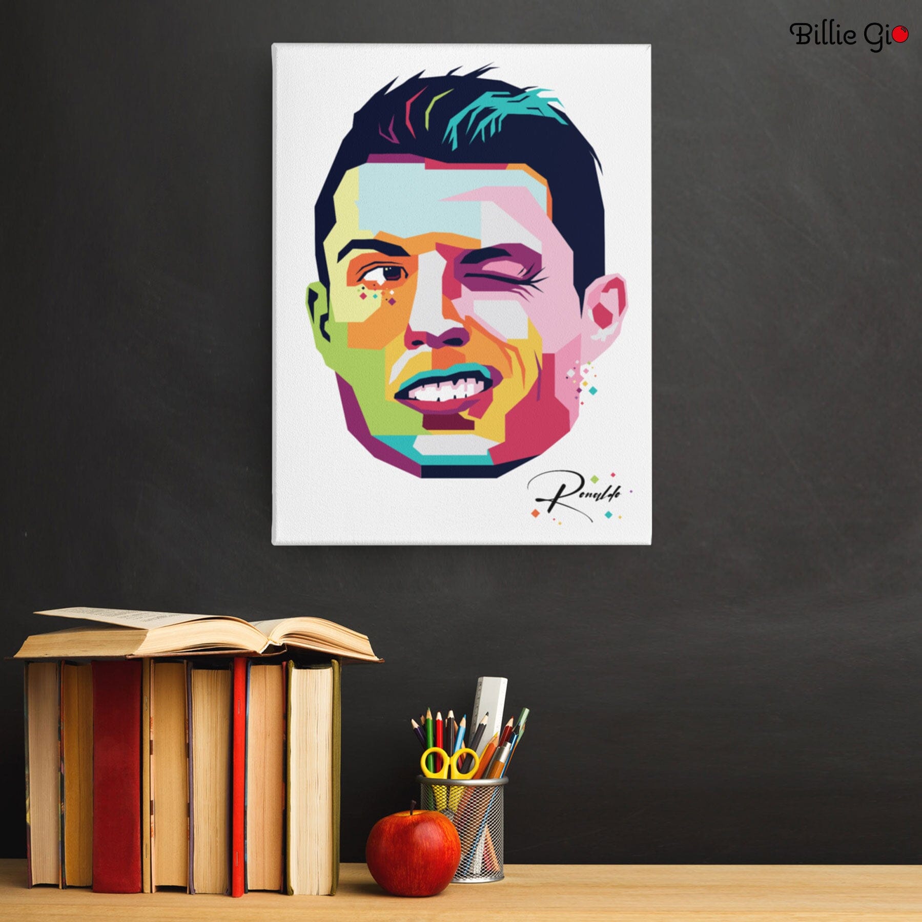 Affiche Cristiano Ronaldo Billie Gio 