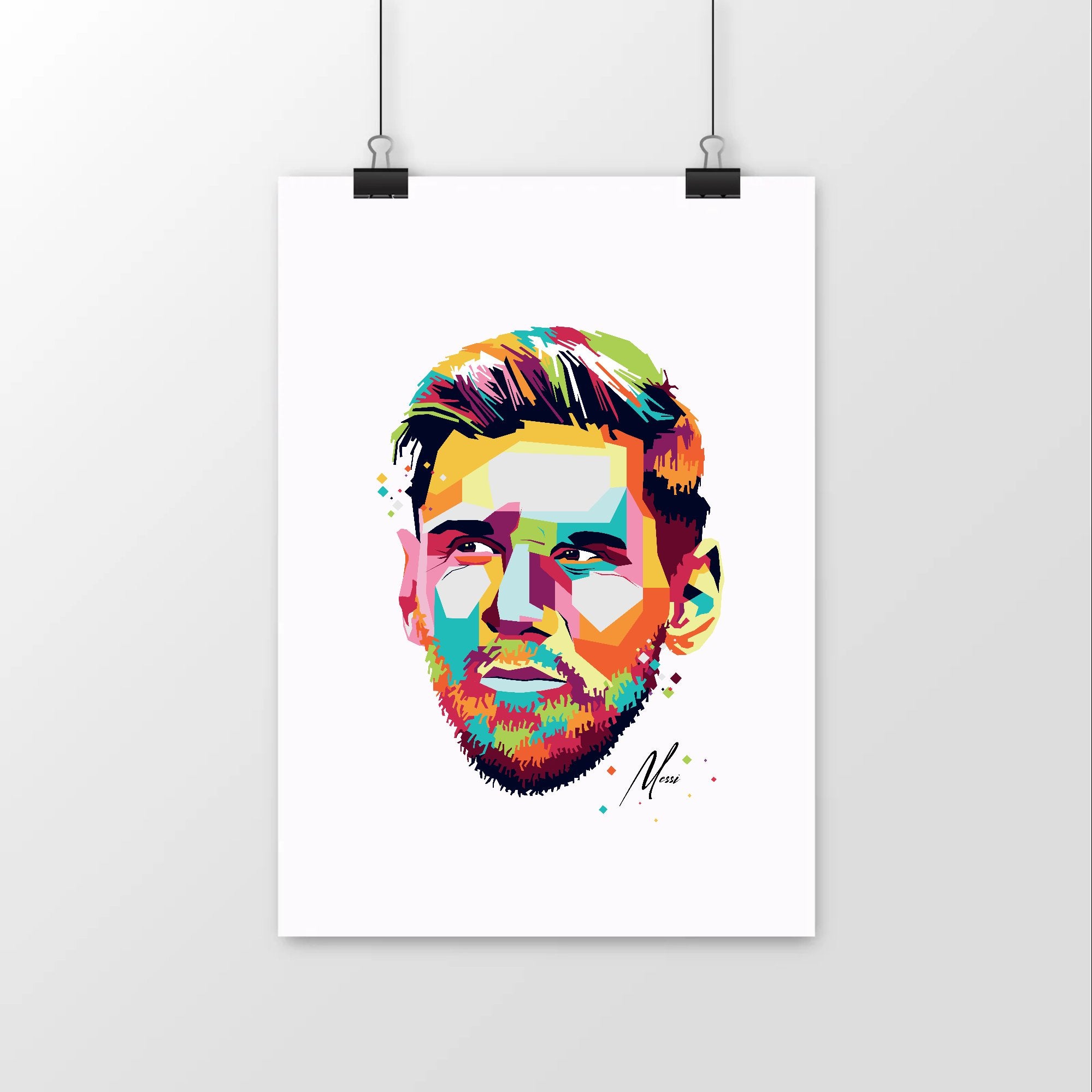 Affiche Lionel Messi Billie Gio 