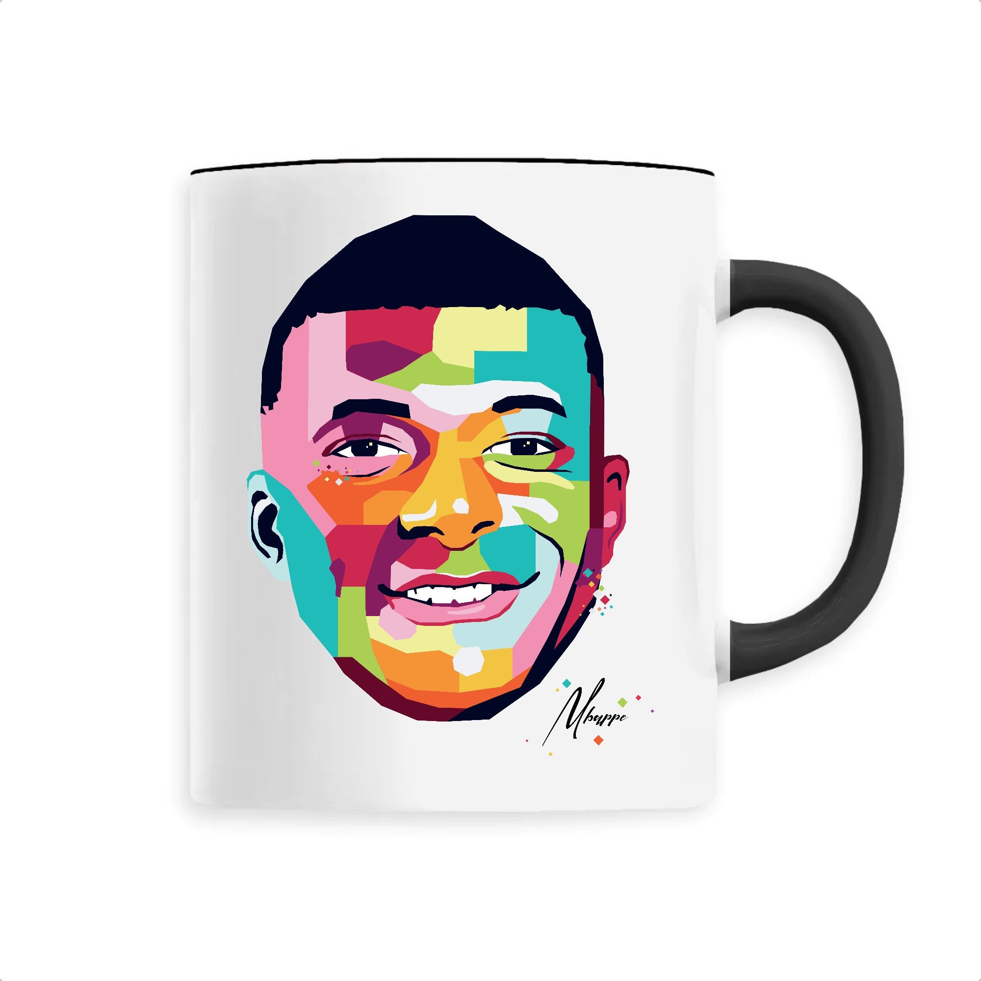Mug Kylian Mbappé Billie Gio Unique Noir 