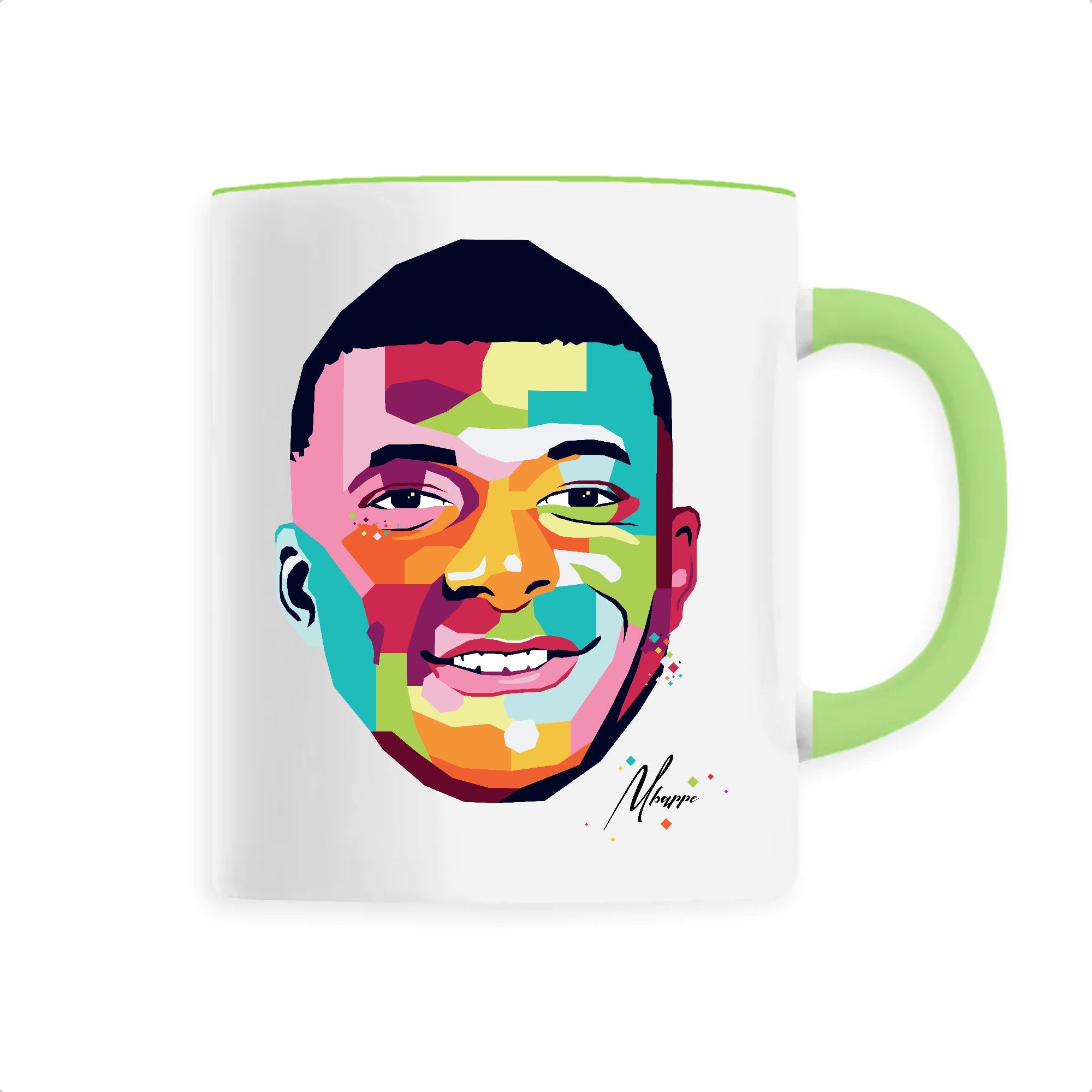 Mug Kylian Mbappé Billie Gio Unique Vert 
