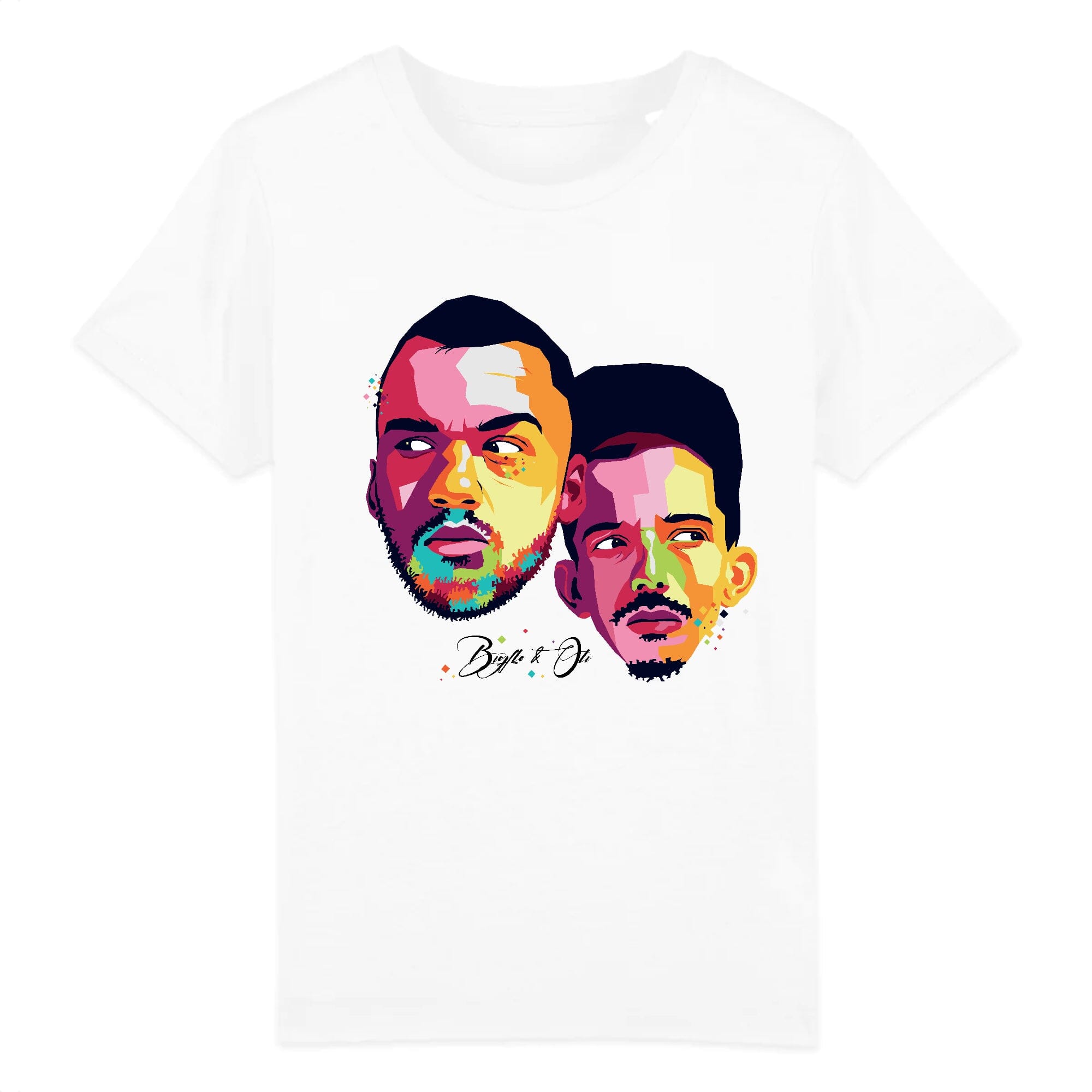 T-shirt bio pour enfant BIGFLO & OLI Billie Gio 3-4 ans Blanc 